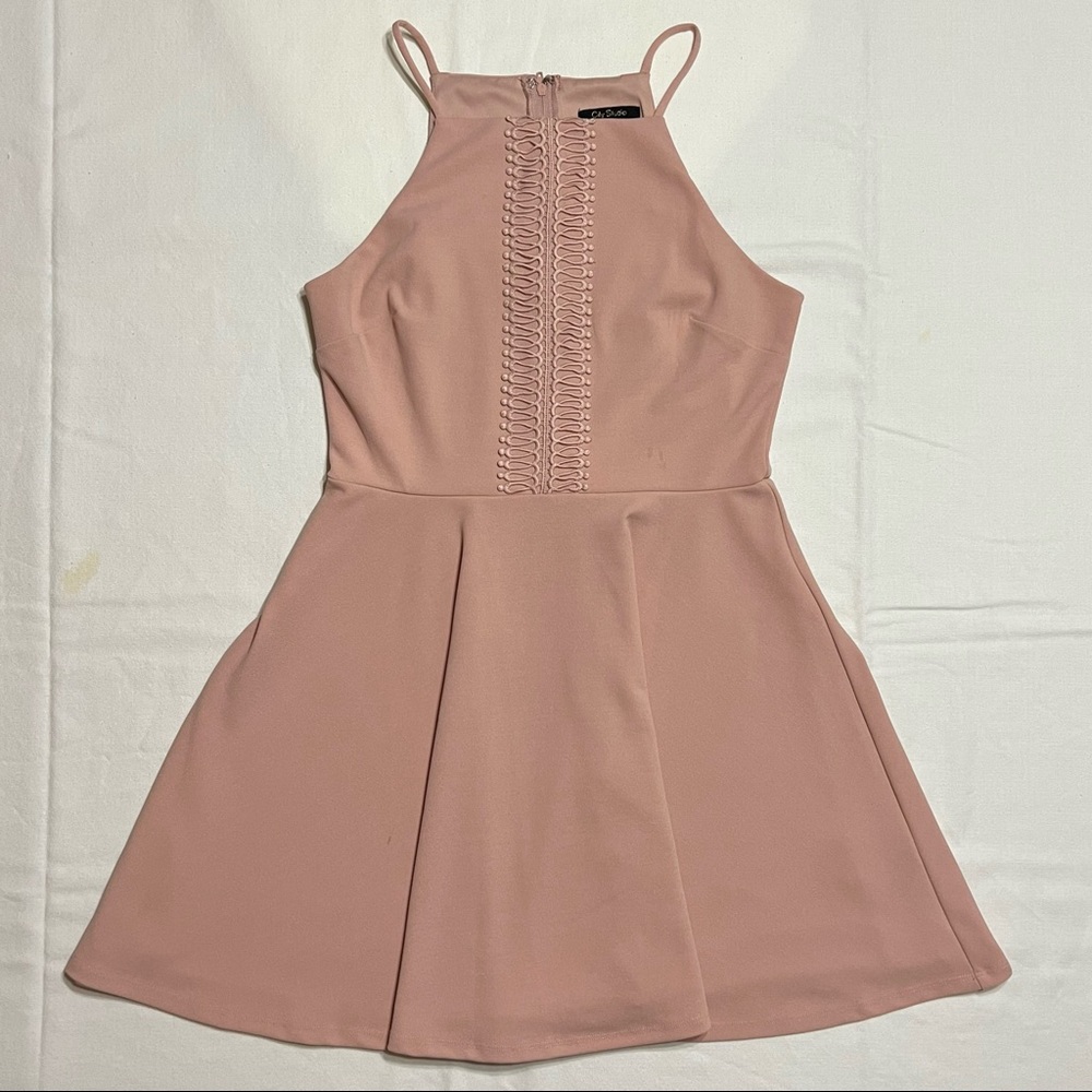 Muted pink dress